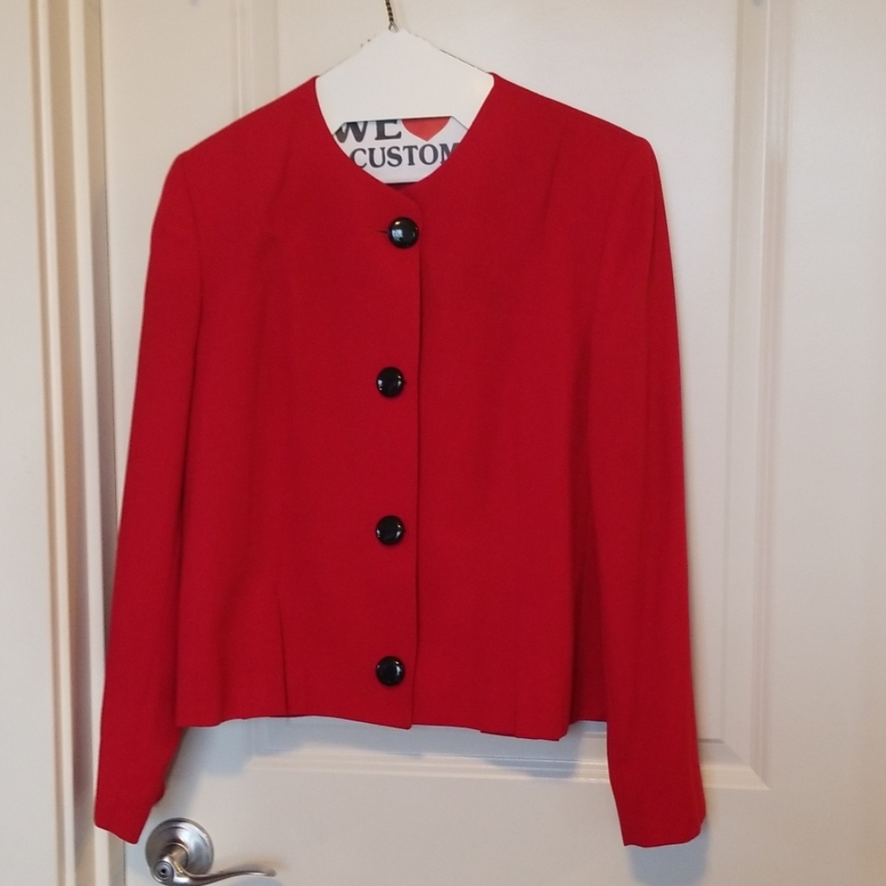 Red blazer